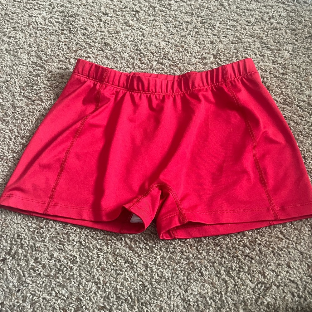 BCG Bold Red Athletic Shorts